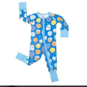 Little Sleepies bamboo zippy, milk and cookies 2T